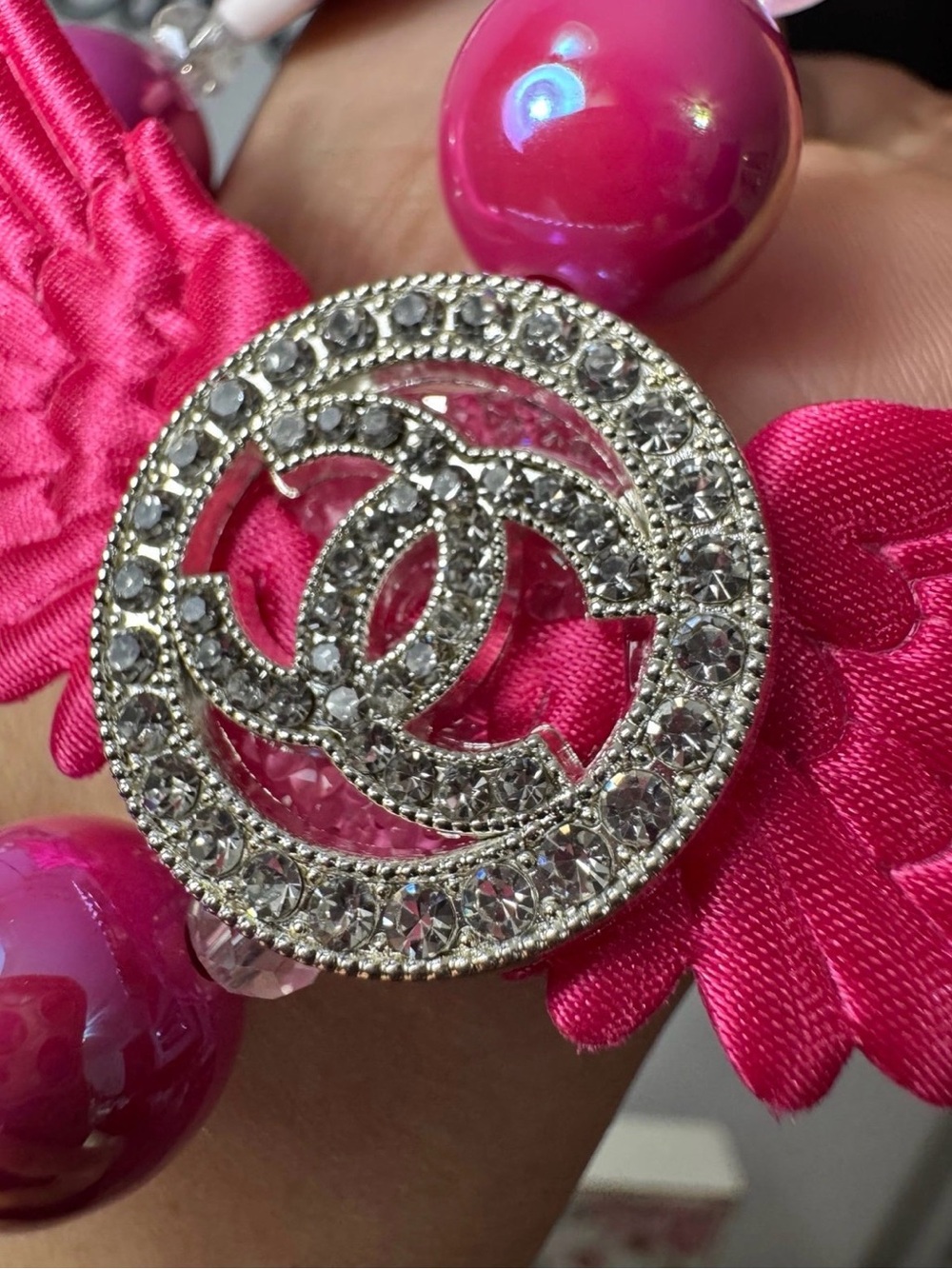 Fancy Pink Angel Wings Phone/Key/Bag Chain #P794 - Picture 4 of 9